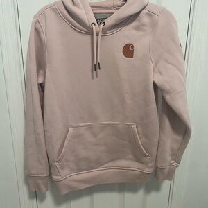 Carhartt Light Pink Hoodie with Logo
